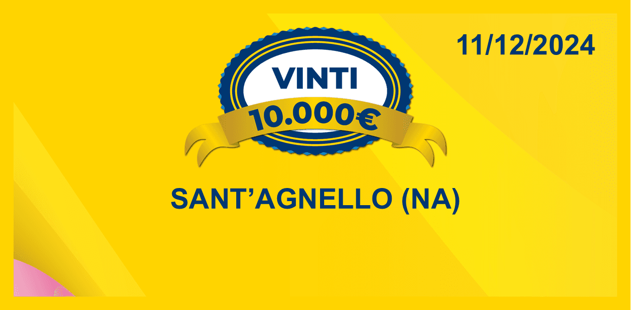 Biglietto vincente dell’ 11 dicembre per i premi giornalieri Lotteria Italia 2024
