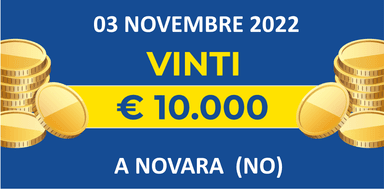 03 novembre: biglietto vincente dei premi giornalieri Lotteria Italia 2022 03 novembre: biglietto vincente dei premi giornalieri Lotteria Italia 2022