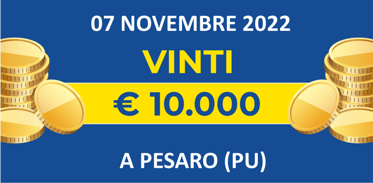 07 novembre: biglietto vincente dei premi giornalieri Lotteria Italia 2022 07 novembre: biglietto vincente dei premi giornalieri Lotteria Italia 2022
