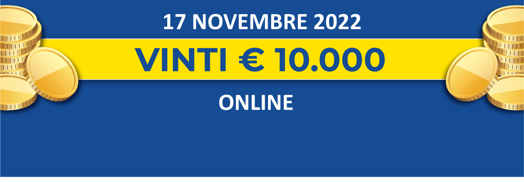 17 novembre: biglietto vincente dei premi giornalieri Lotteria Italia 2022 17 novembre: biglietto vincente dei premi giornalieri Lotteria Italia 2022
