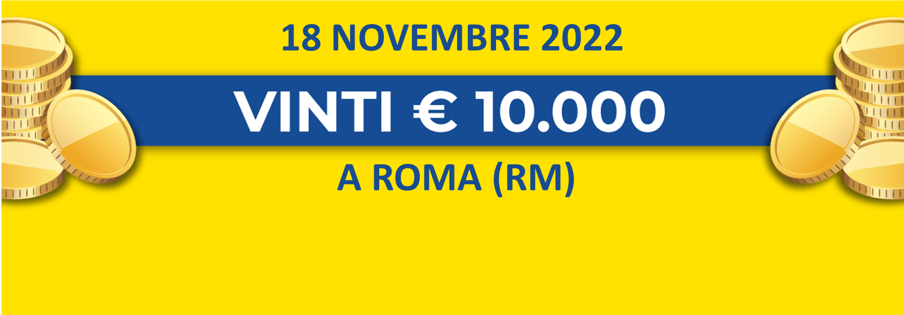 18 novembre: biglietto vincente dei premi giornalieri Lotteria Italia 2022 18 novembre: biglietto vincente dei premi giornalieri Lotteria Italia 2022