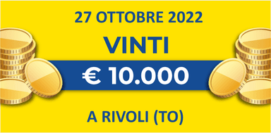 27 ottobre: biglietto vincente dei premi giornalieri Lotteria Italia 2022 27 ottobre: biglietto vincente dei premi giornalieri Lotteria Italia 2022