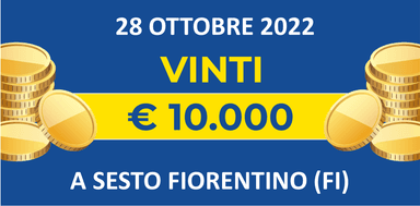 28 ottobre: biglietto vincente dei premi giornalieri Lotteria Italia 2022 28 ottobre: biglietto vincente dei premi giornalieri Lotteria Italia 2022