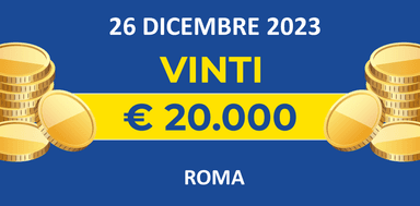 Biglietti vincenti dal 22 al 26 dicembre dei premi giornalieri Lotteria Italia 2023 Biglietti vincenti dal 22 al 26 dicembre dei premi giornalieri Lotteria Italia 2023