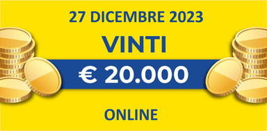 Biglietto vincente del 27 dicembre dei premi giornalieri Lotteria Italia 2023 Biglietto vincente del 27 dicembre dei premi giornalieri Lotteria Italia 2023
