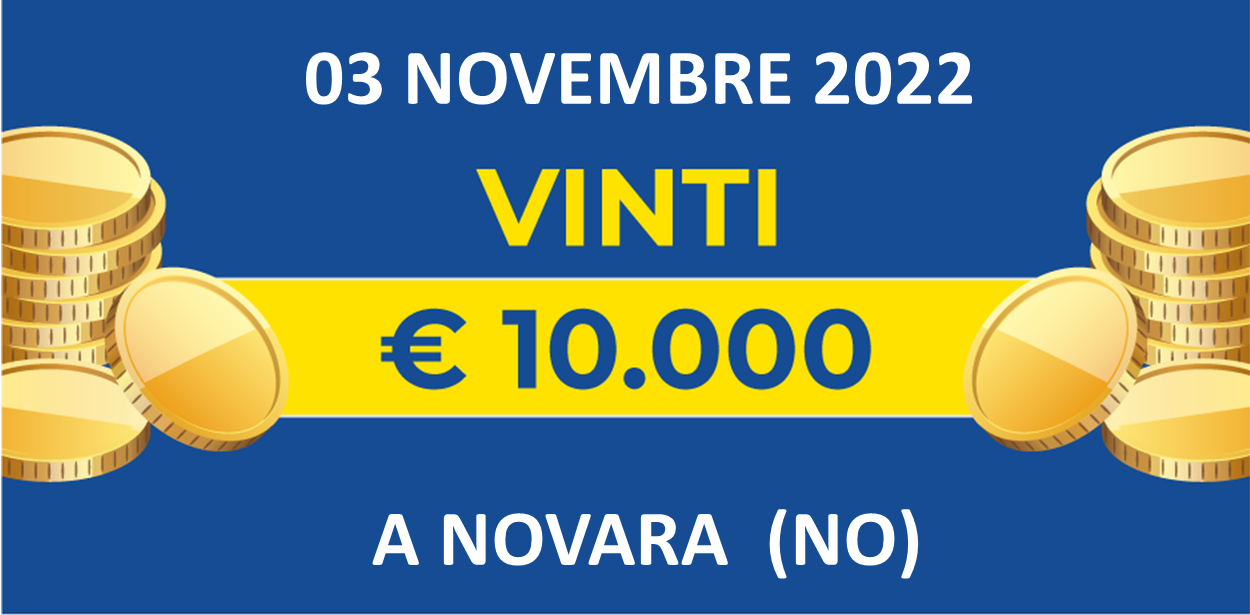 03 novembre: biglietto vincente dei premi giornalieri Lotteria Italia 2022