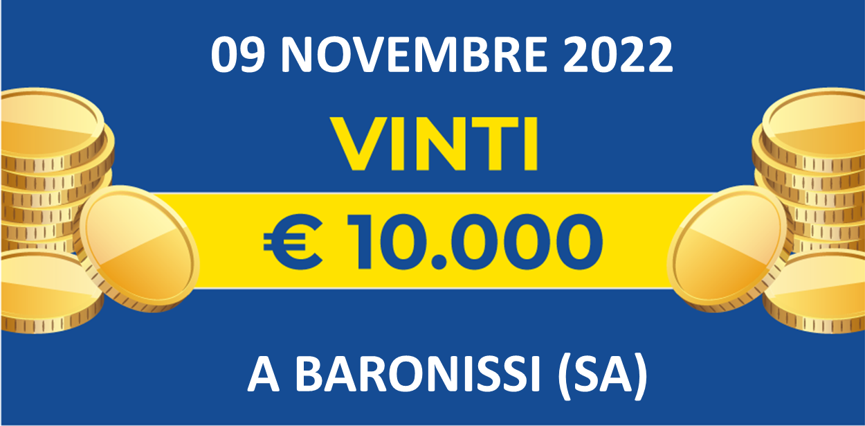 09 novembre: biglietto vincente dei premi giornalieri Lotteria Italia 2022