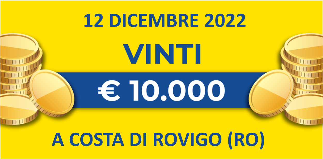 Premi giornalieri Lotteria Italia 2022 assegnati dall’8 al 12 dicembre