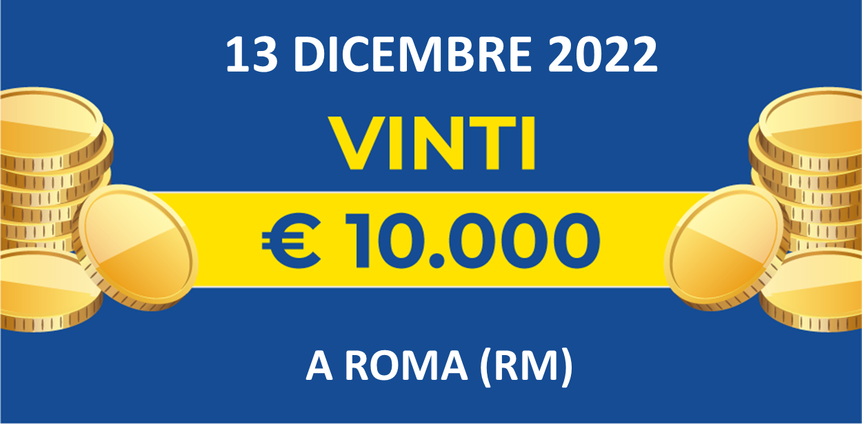 13 dicembre: biglietto vincente dei premi giornalieri Lotteria Italia 2022