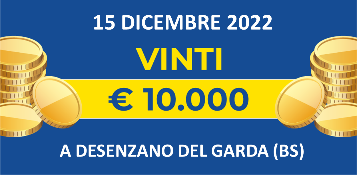 15 dicembre: biglietto vincente dei premi giornalieri Lotteria Italia 2022