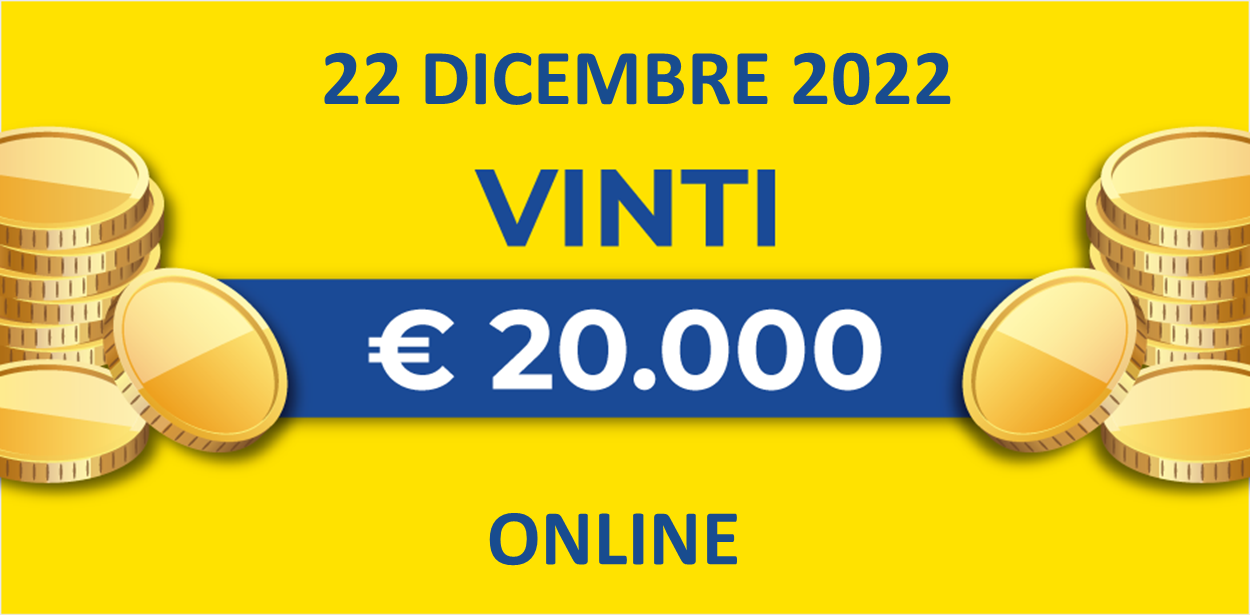 22 dicembre: biglietto vincente dei premi giornalieri Lotteria Italia 2022