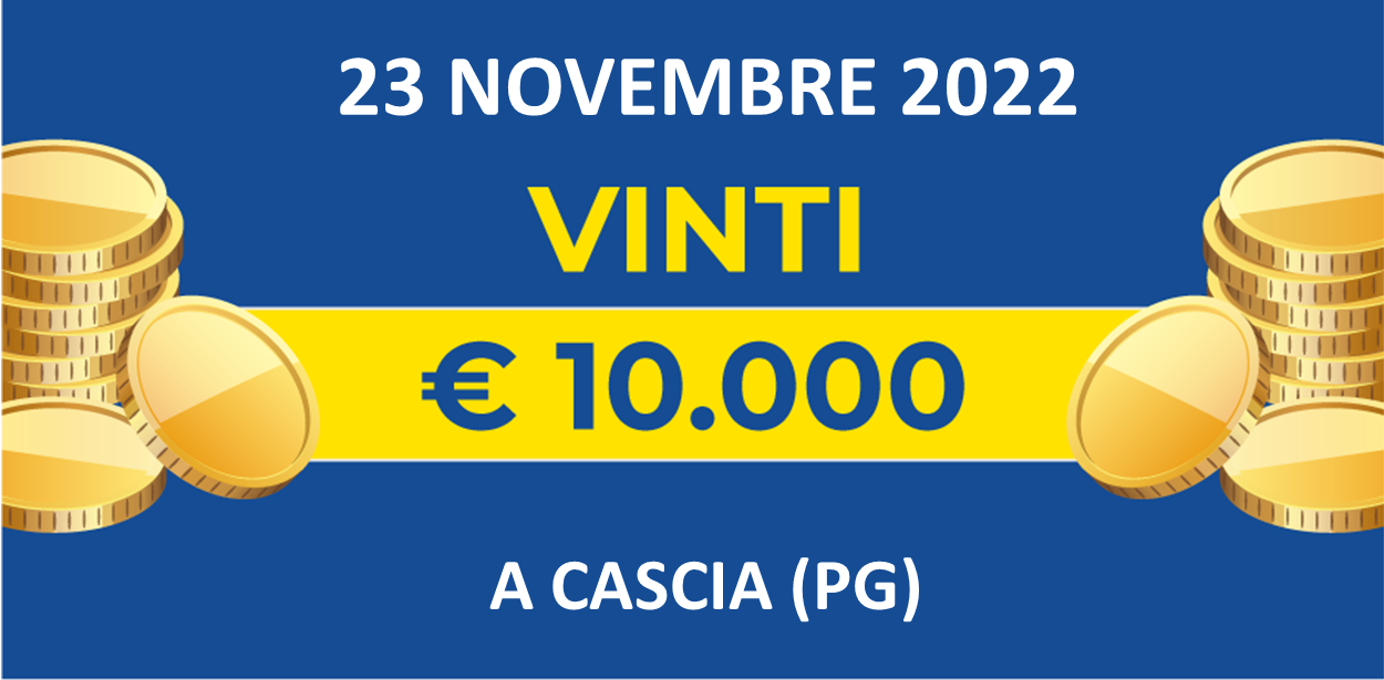 23 novembre: biglietto vincente dei premi giornalieri Lotteria Italia 2022