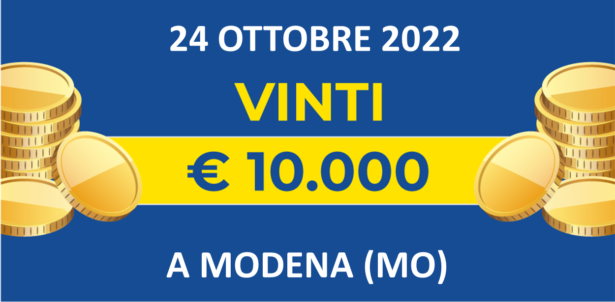 24 ottobre: biglietto vincente dei premi giornalieri Lotteria Italia 2022