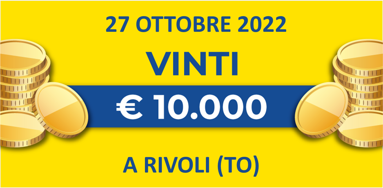 27 ottobre: biglietto vincente dei premi giornalieri Lotteria Italia 2022