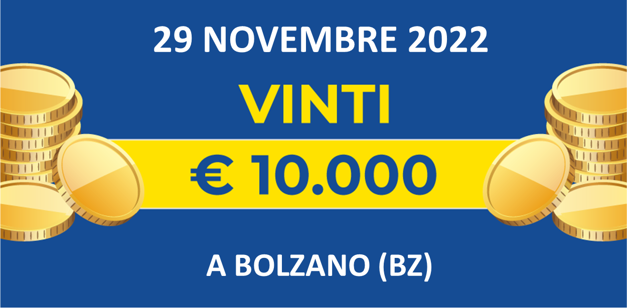 29 novembre: biglietto vincente dei premi giornalieri Lotteria Italia 2022