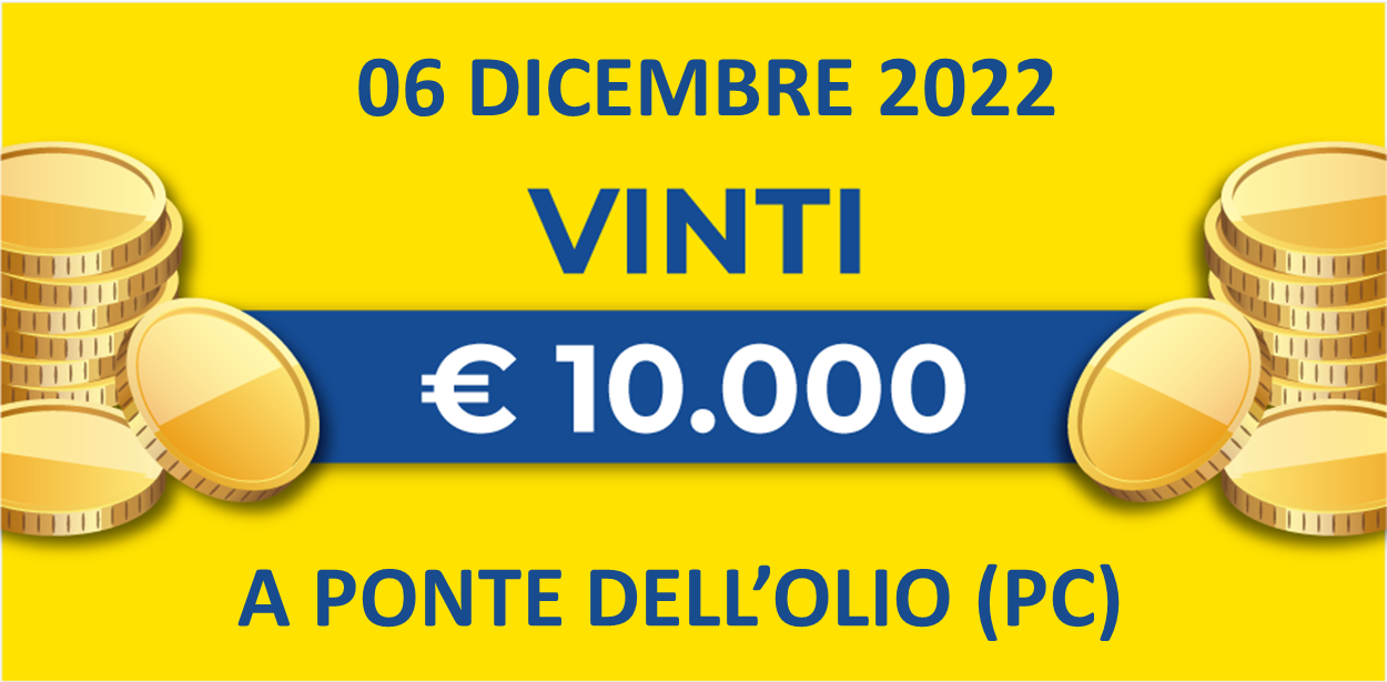 06 dicembre: biglietto vincente dei premi giornalieri Lotteria Italia 2022