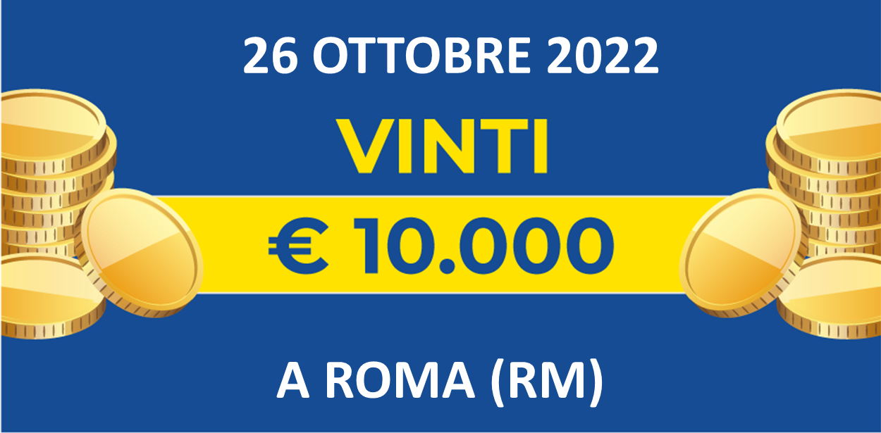 26 ottobre: biglietto vincente dei premi giornalieri Lotteria Italia 2022