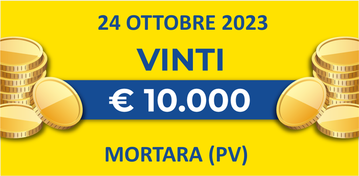 Biglietto vincente 24 ottobre dei premi giornalieri Lotteria Italia 2023
