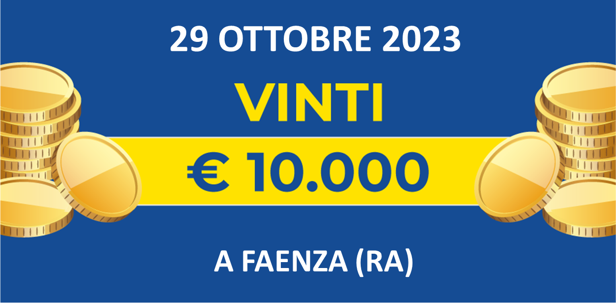 Biglietti vincenti 27, 28 e 29 ottobre dei premi giornalieri Lotteria Italia 2023