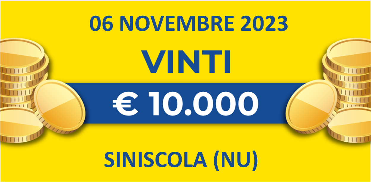 Biglietto vincente del 06 novembre dei premi giornalieri Lotteria Italia 2023