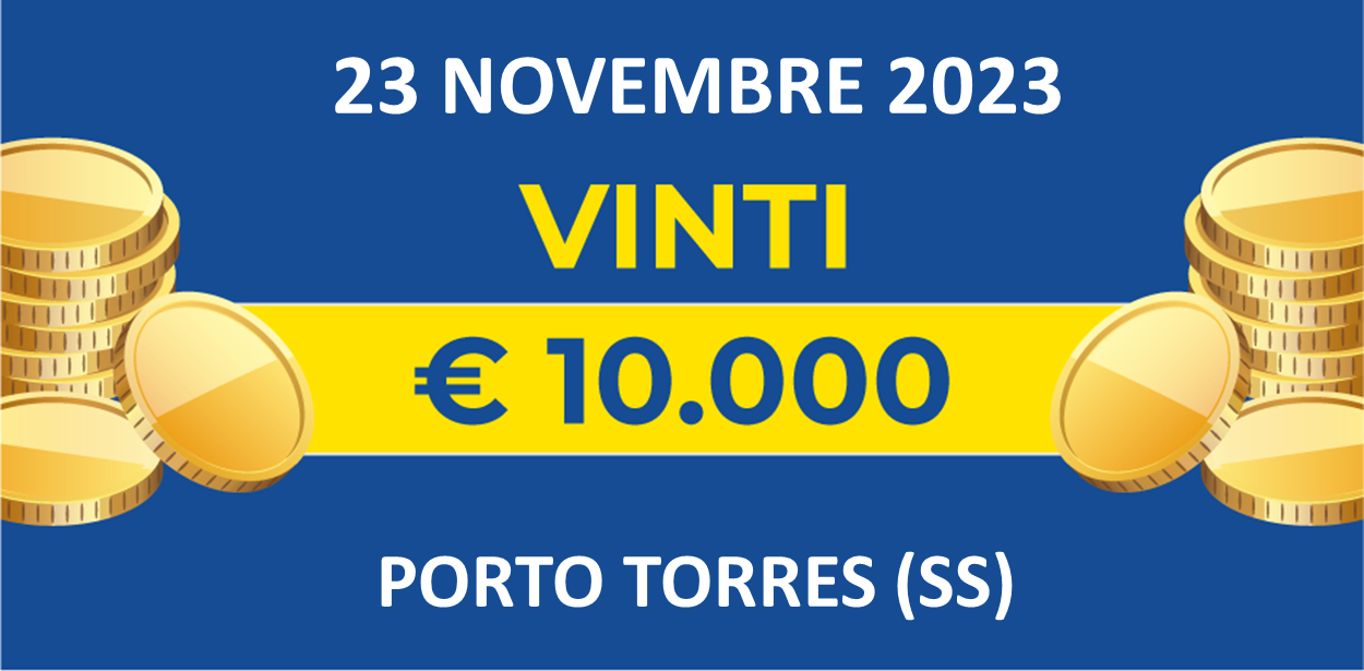 Biglietto vincente del 23 novembre dei premi giornalieri Lotteria Italia 2023