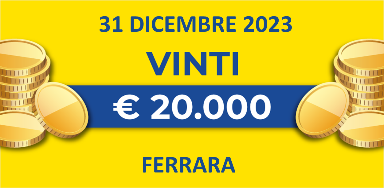 Biglietti vincenti dal 29 al 31 dicembre dei premi giornalieri Lotteria Italia 2023