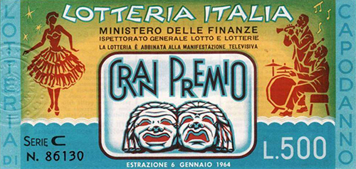 biglietto Lotteria Italia Gran Premio - Capodanno