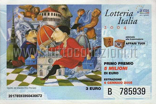 biglietto Lotteria Italia del 2004 - «Affari Tuoi»
